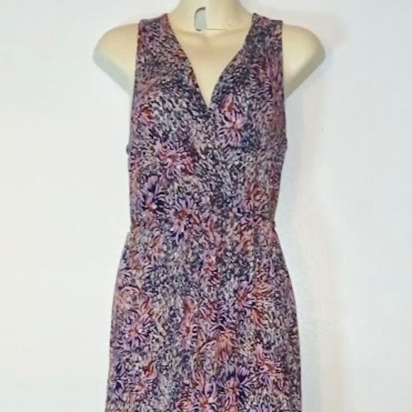 NWT Motherhood Abstact Sleeveless Maxi Dress Size XS - Picture 1 of 8